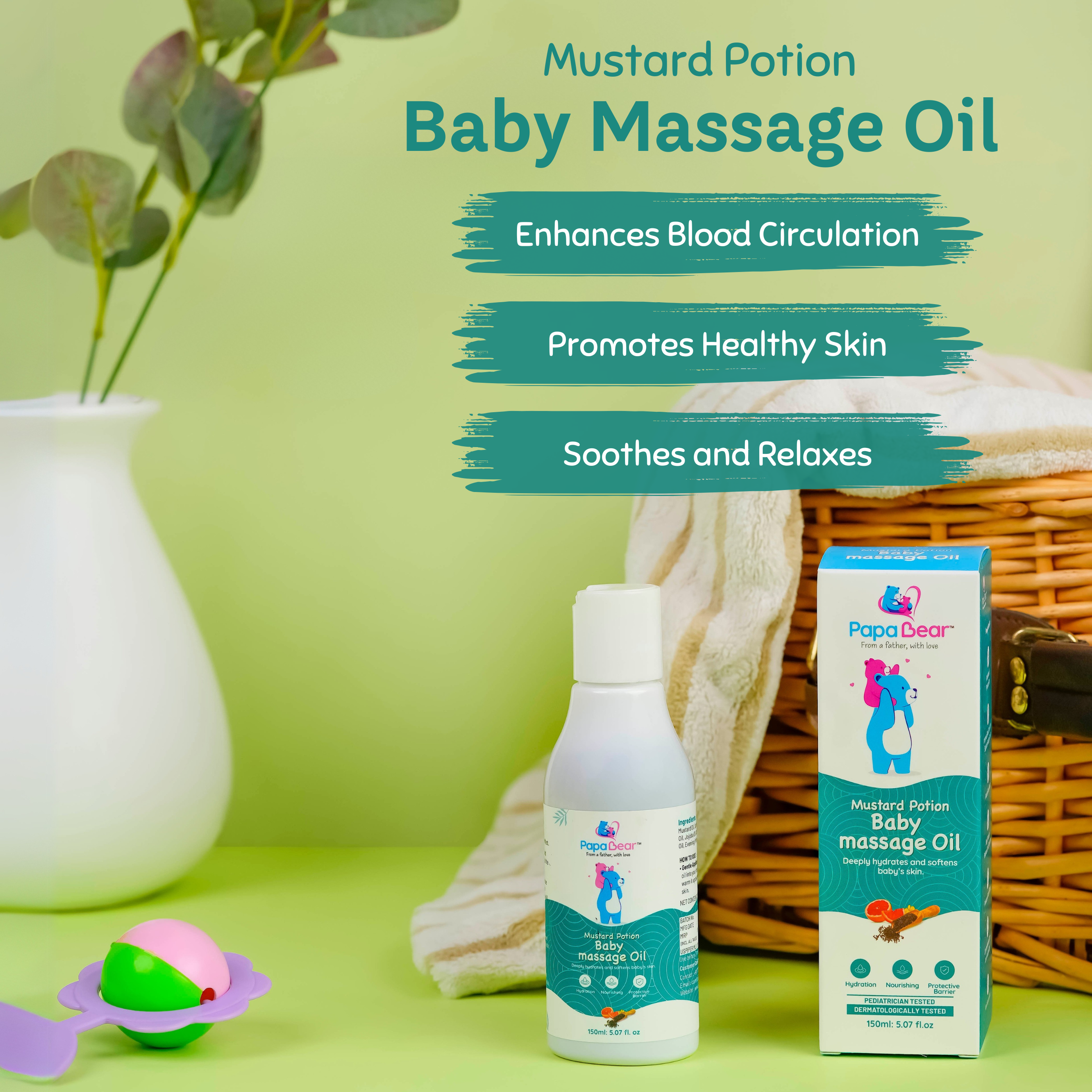 Mustard Potion Baby Massage Oil