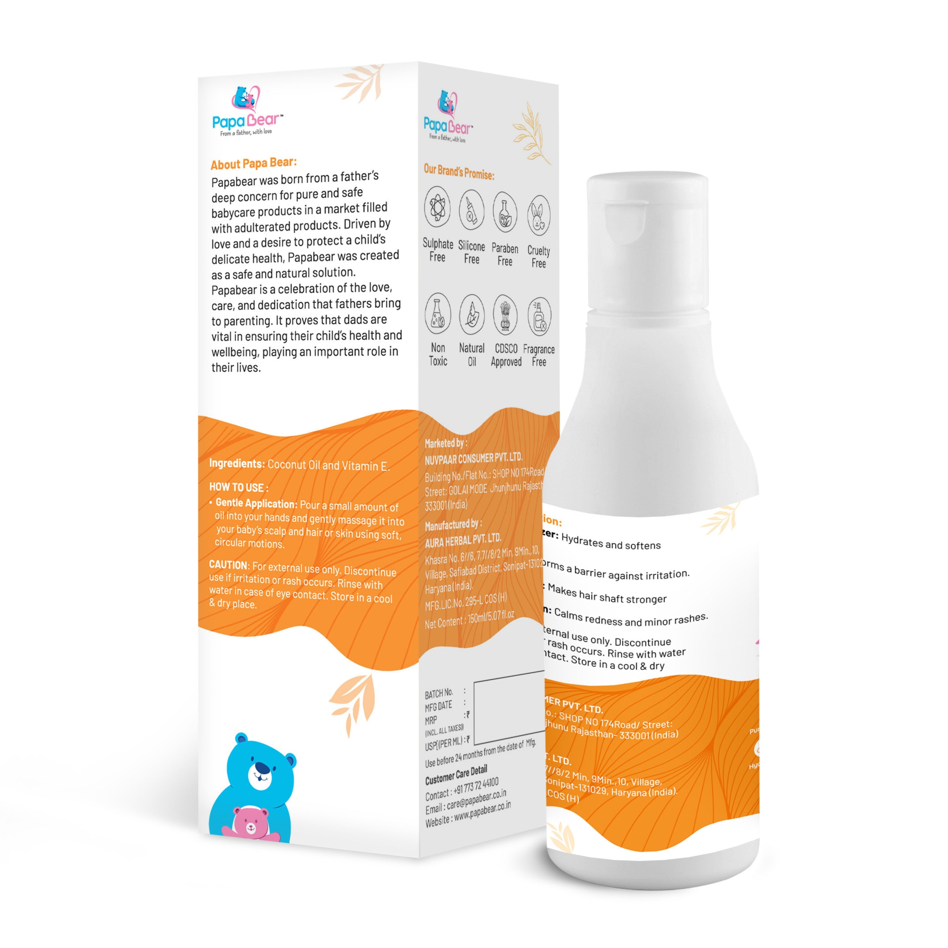 Virgin Coconut Hair Oil