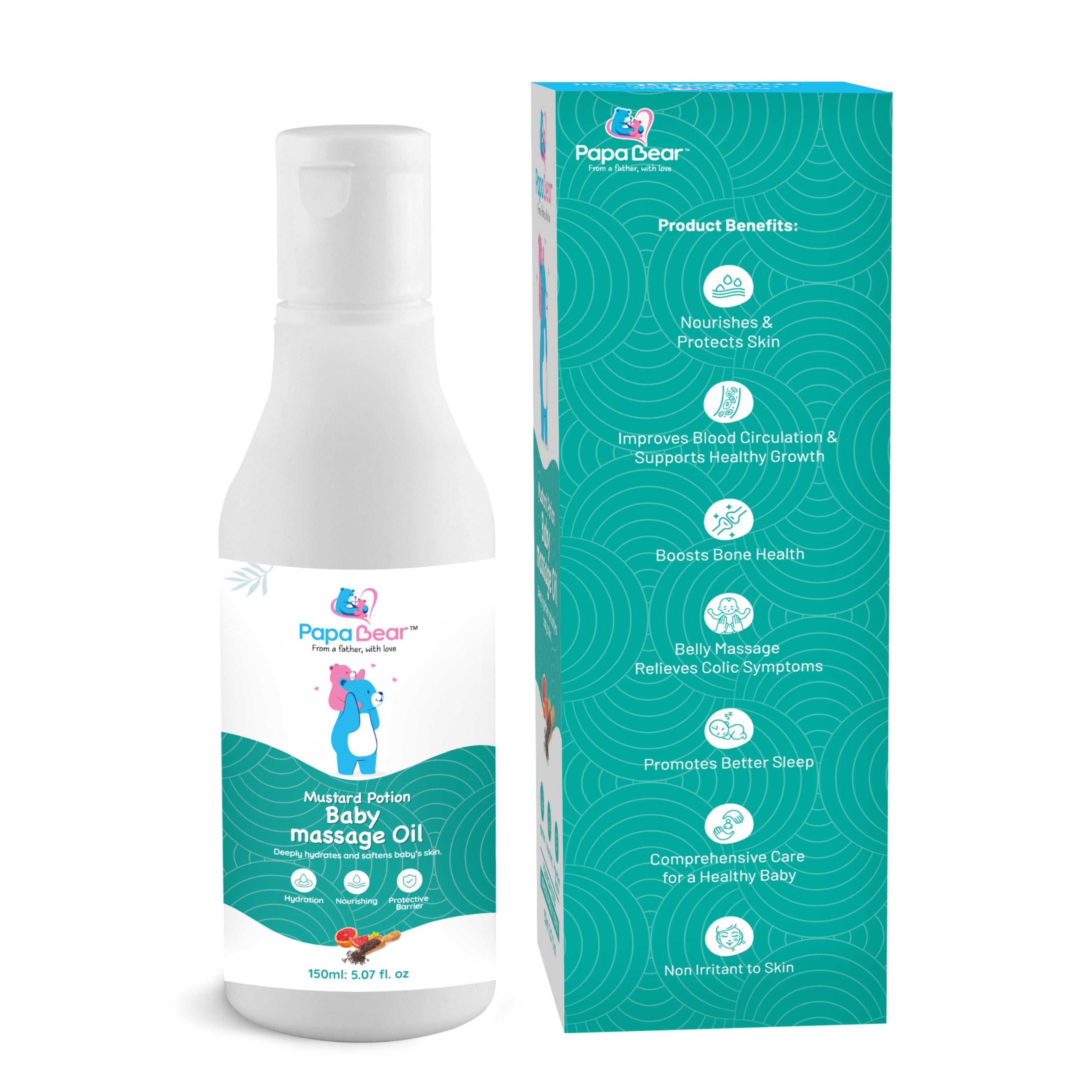 Mustard Potion Baby Massage Oil