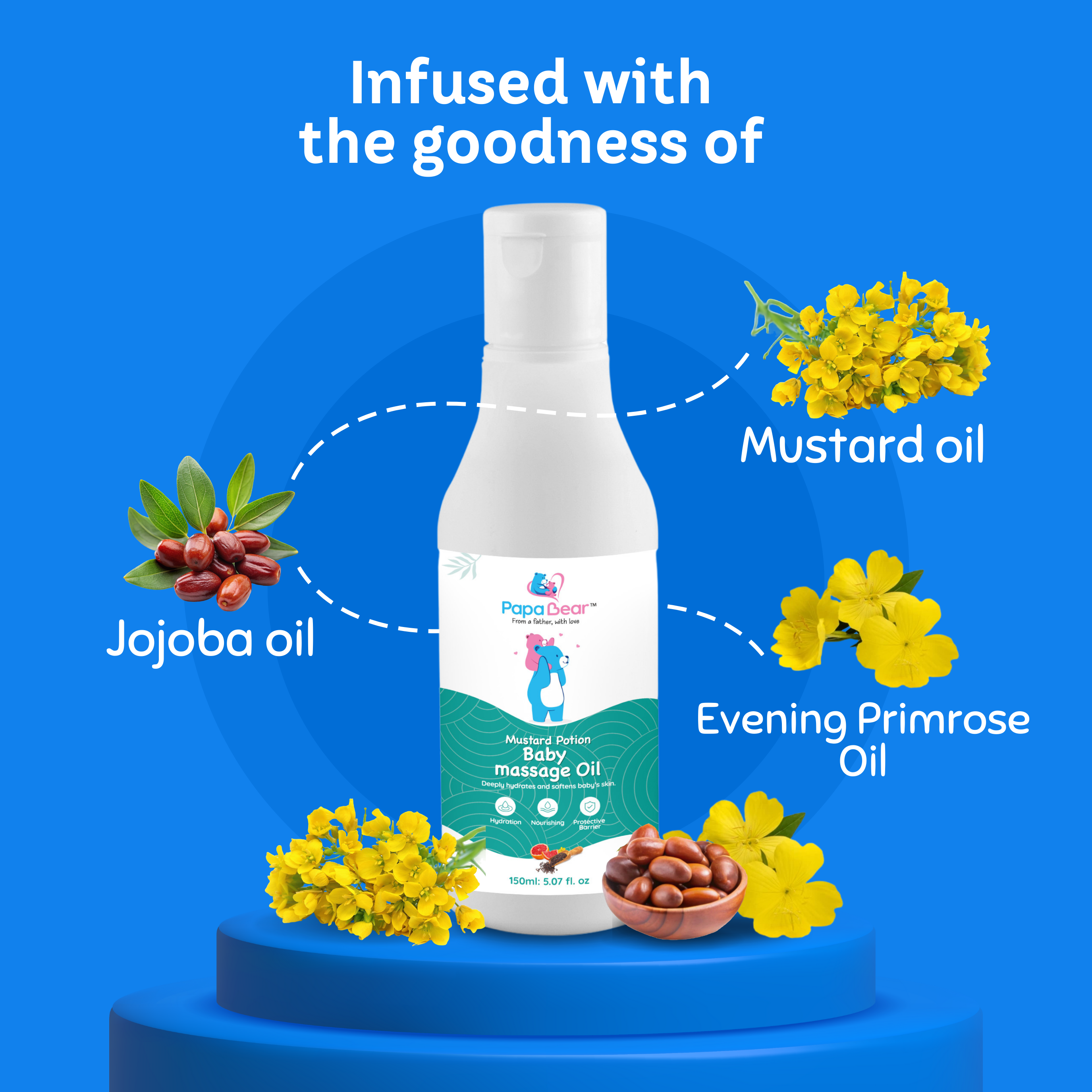 Mustard Potion Baby Massage Oil